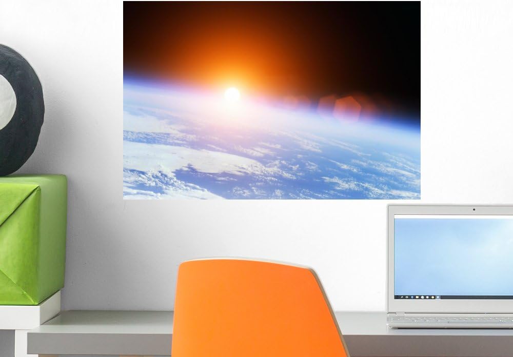 Wallmonkeys Universe Sunrise Wall Decal Peel and Stick Graphic WM32293 (24 in W x 16 in H)