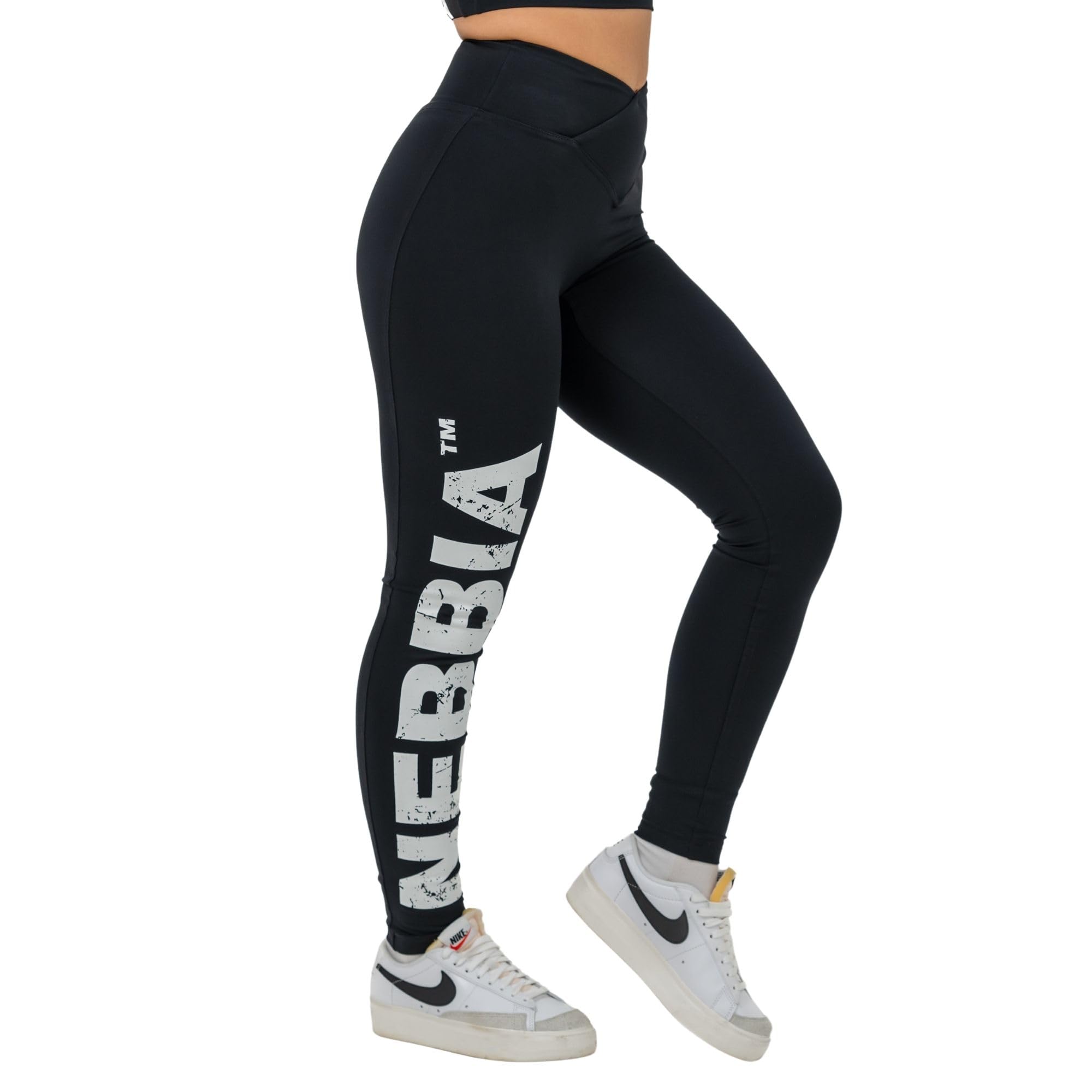 Nebbia Scrunch Leggings für Damen – Push Up Yogahose mit V-förmigem Bund und Kompressionsmaterial – Blickdichte Scrunch Butt Leggings Sportbekleidung Hosen für Training, Leggins Damen