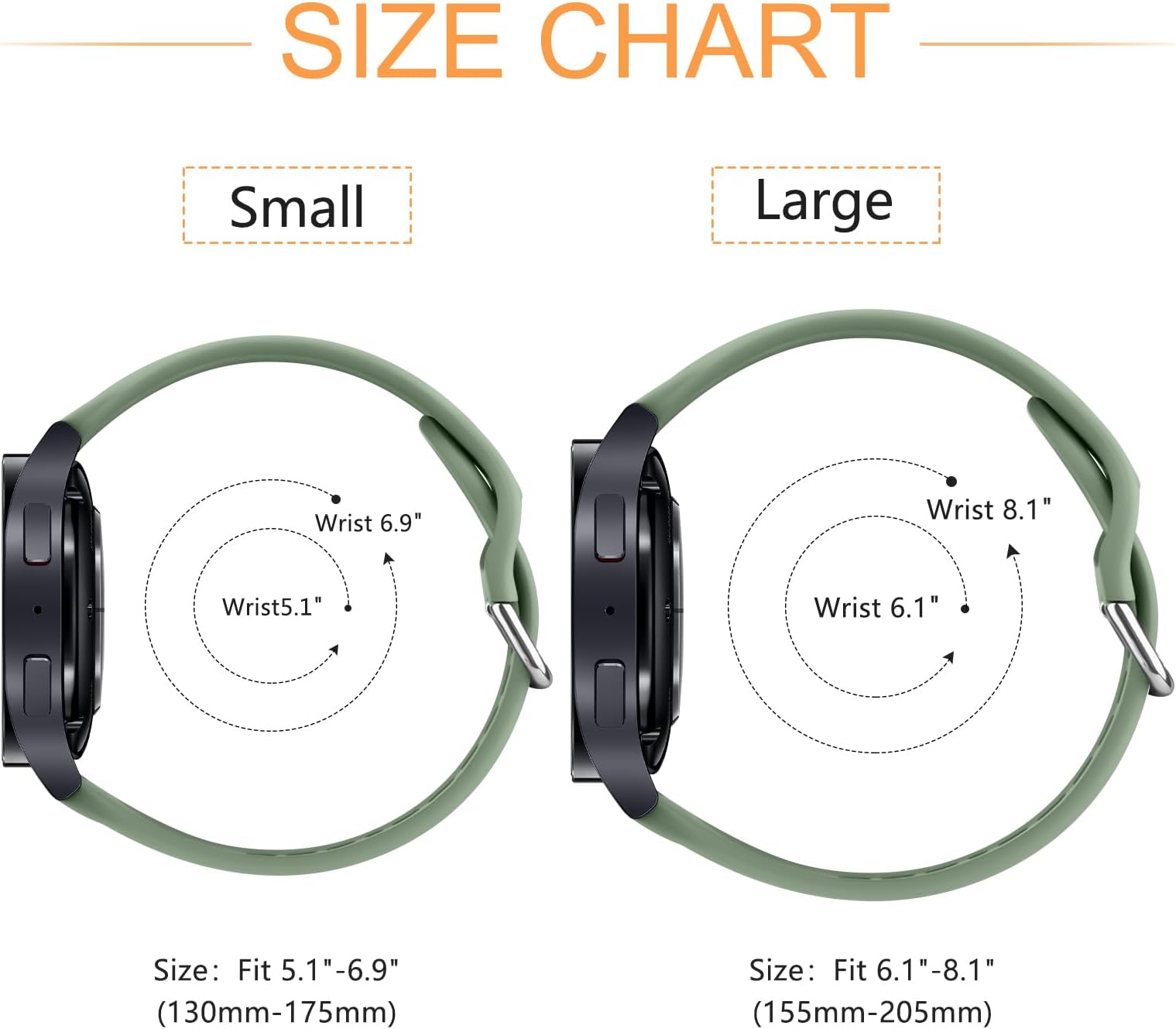 20mm Soft Silicone Strap Compatible with Garmin Vivoactive 3/3 Music, Venu 2 Plus, Venu SQ, Forerunner 245/645/55, Vivomove HR, Instinct 2S, Fenxi 7S