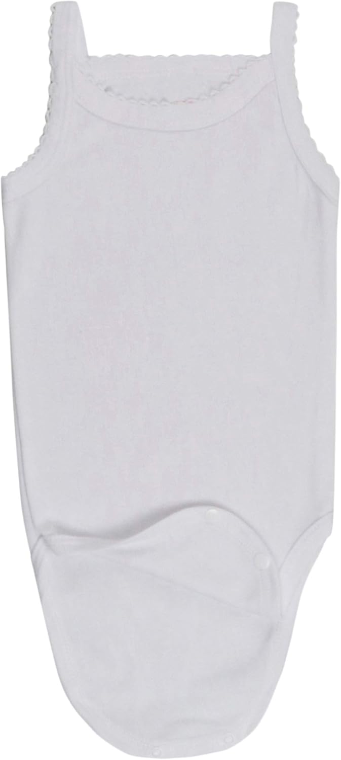 ToBeInStyle Baby Girls' 4 Pack Overall One-Piece Bodysuit