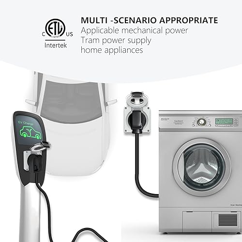 Miniatura 7 de STARELO Caja de toma de corriente de 30 amperios, receptáculo NEMA 14-30R 125/250 voltios, resistente al polvo al aire libre y resistente a la