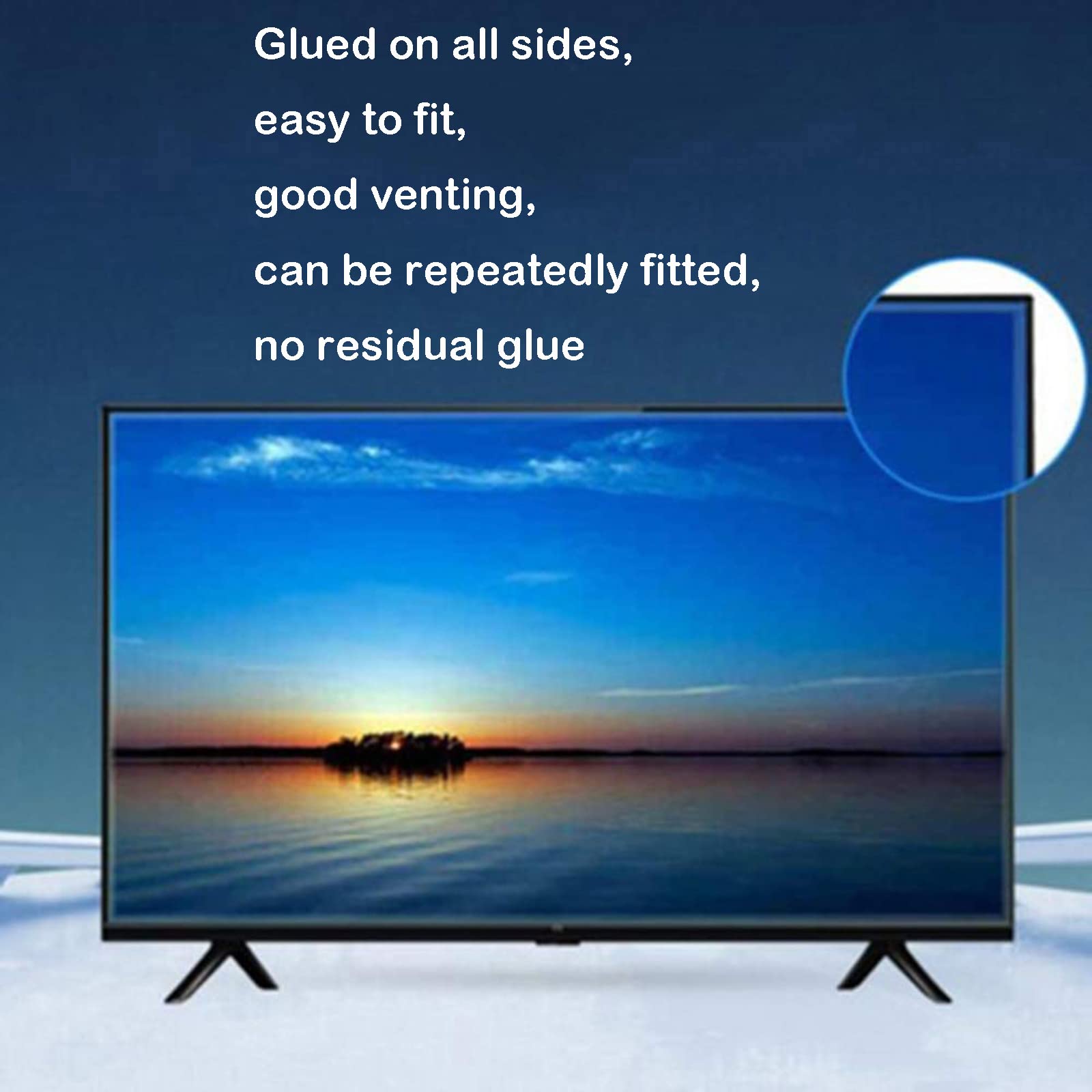 HAMIMI Protector de Pantalla Mate de 17-18 Pulgadas, Anti Luz Azul, Película Antideslumbrante, Compatible con LCD, Led, 4k OLED, QLED,Matte-18.5inch(410x230mm)
