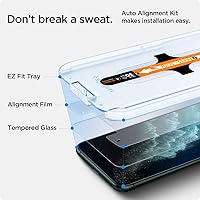 Vista 3 de Spigen Protector de pantalla de vidrio templado [GlasTR EZ FIT] diseñado para iPhone 11 Pro Max/iPhone Xs Max [6.5 pulgadas]