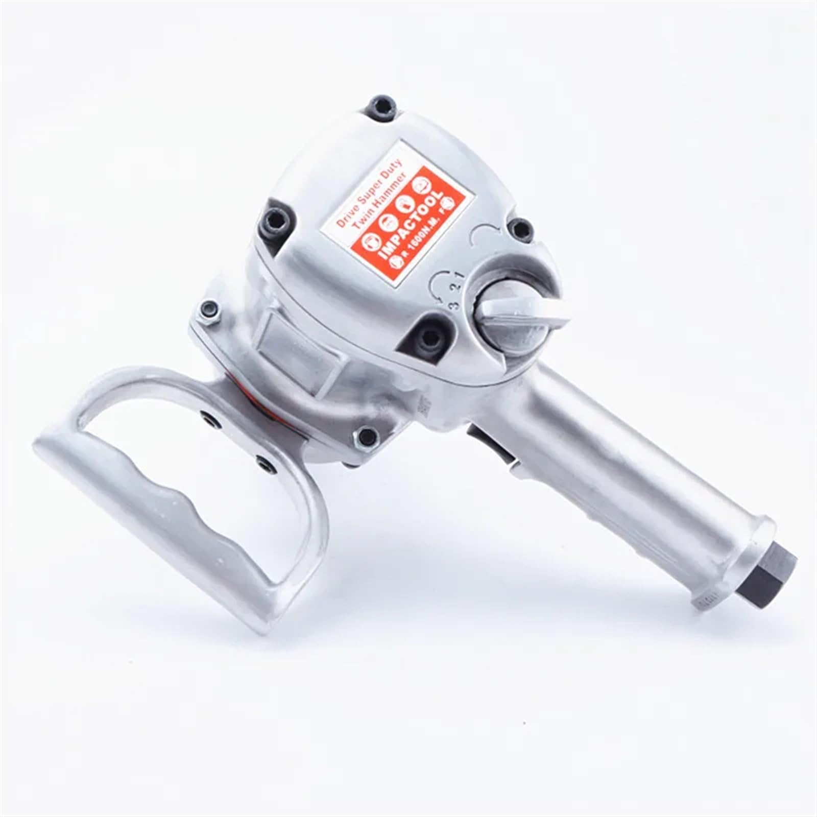 COKYIS Llave de Impacto neumática Industrial Pesada de 3/4 Pulgadas, Llave de Aire 1600n, Pistola de Viento de Doble Martillo, Traje de 160kg, andamio de máquina de Barco y camión