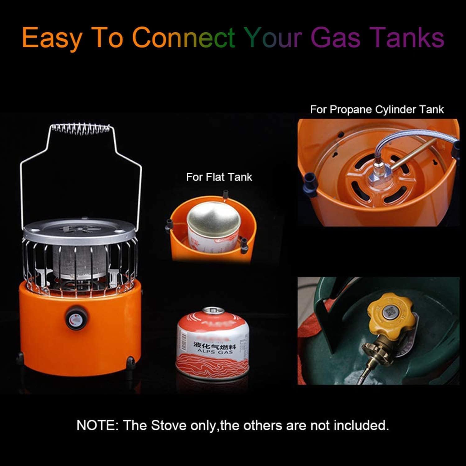 Kerosene Heater, Portable Handy Outdoor Stove, Camping Picnic Burner Furnace Backpacking Oil Stoves Cooker Cookware for Indoor Outdoor Patio Deck Home, Portable Heater Stove, 2000W