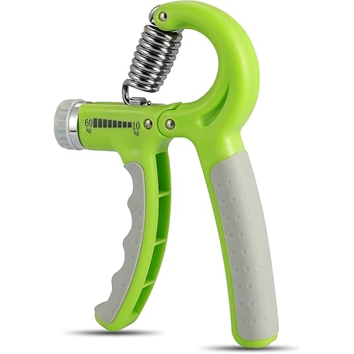Adjustable Grip Strength Trainer, Strength Exerciser for Finger Hand Wrist and Forearm, hand gripper for therapy，Suitable for Home Gym Athlete Training and Rehabilitation Training