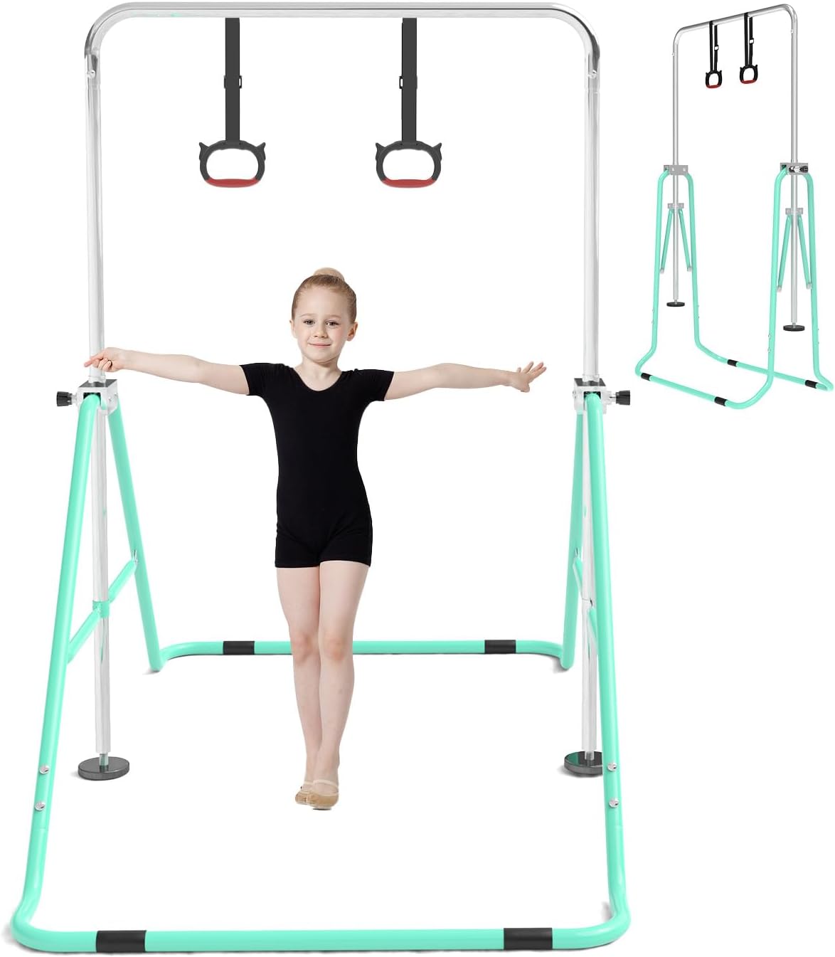 EVERYMILE Gymnastics Bars, Junior Training Kip Bar Gymnastics Equipment For Home,Adjustable