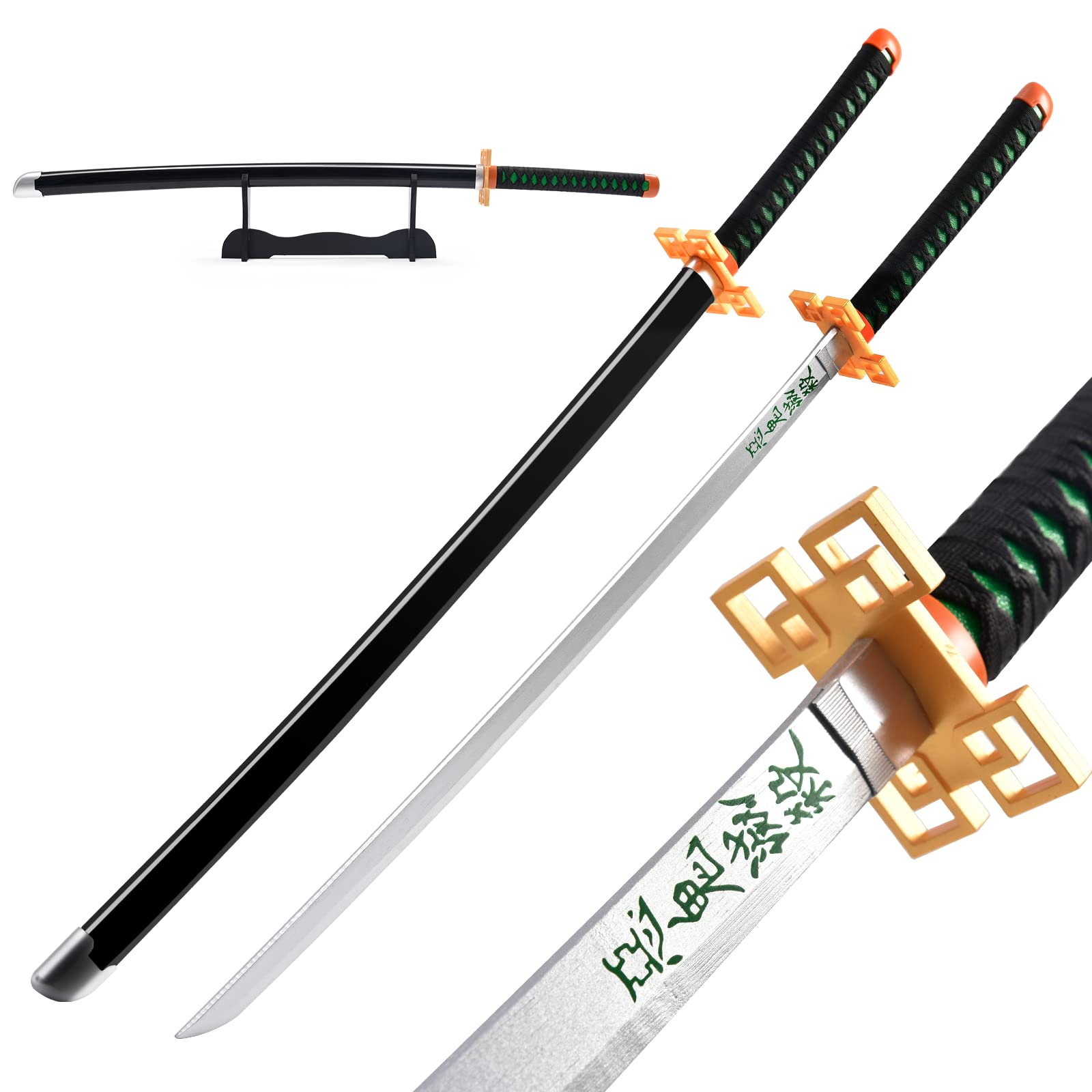 PZOEWUESR Demon Slayer Anime Sword , for Role-Playing and Collection.Anime Original Texture.muichiro Sword
