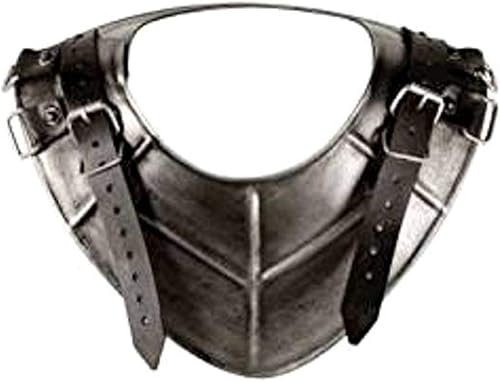 THOR INSTRUMENTS Armadura medieval Dark Gorget Neck Armor talla única - Armadura negra antigua rústica vintage decoración del hogar regalos