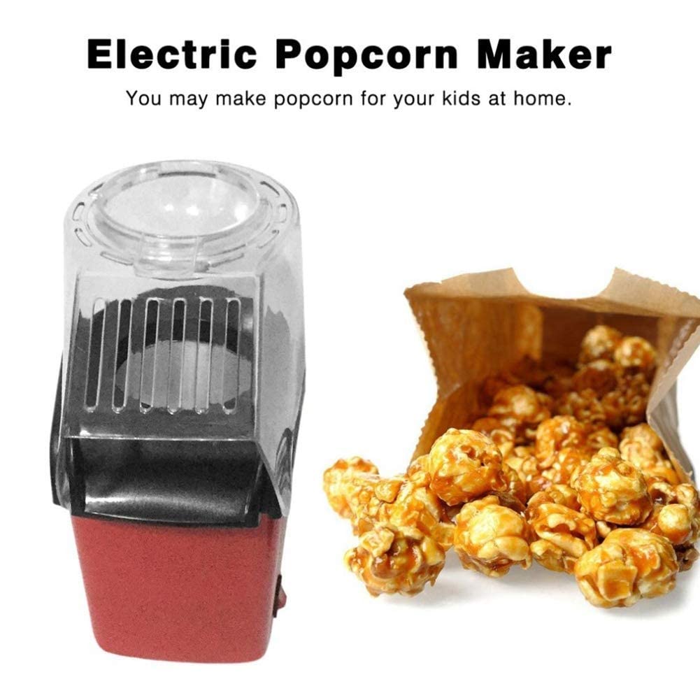 Macchina per Popcorn Macchina per Popcorn, Senza Olio Macchina per Popcorn ad Aria Calda Veloce con Design a Bocca Larga, Perfetta per Guardare Film e organizzare Feste in casa, Sana, 1200 W