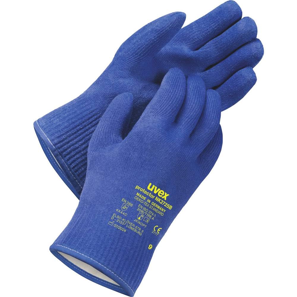 Uvex 60535-10 protector chemical NK2725B Gloves, Size 10, 270 mm Length, Blue