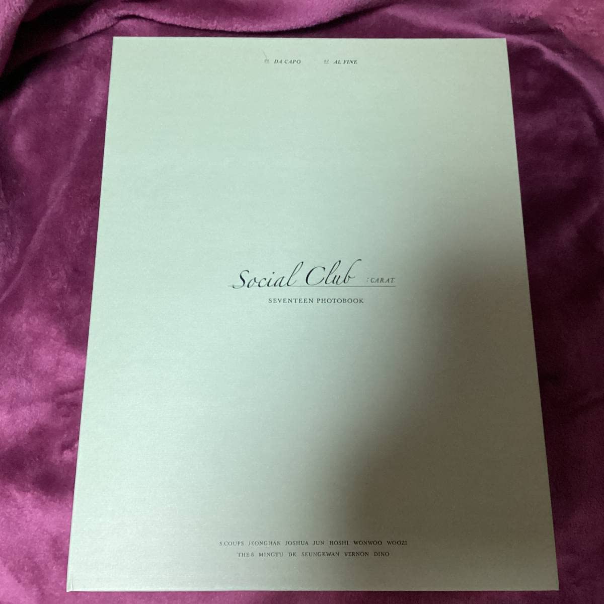 Amazon.co.jp: SEVENTEEN PHOTOBOOK SOCIAL CLUB : CARAT Photo