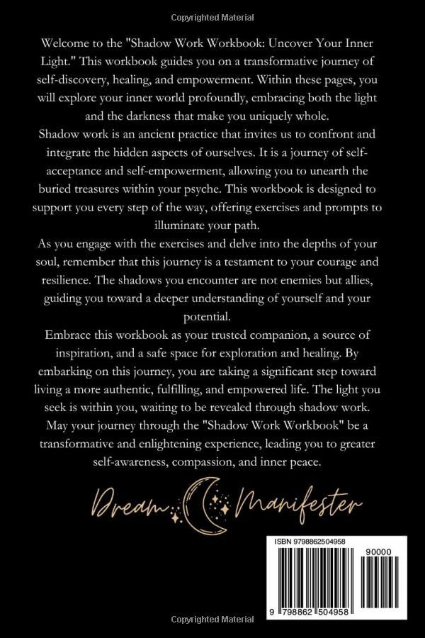 Shadow Work Journal and Workbook For Beginners Uncover Your Inner Light: Prompts for Self-Love, Personal Growth, Inner Healing and Self- Discovery: Track and Heal Emotional Triggers image 3