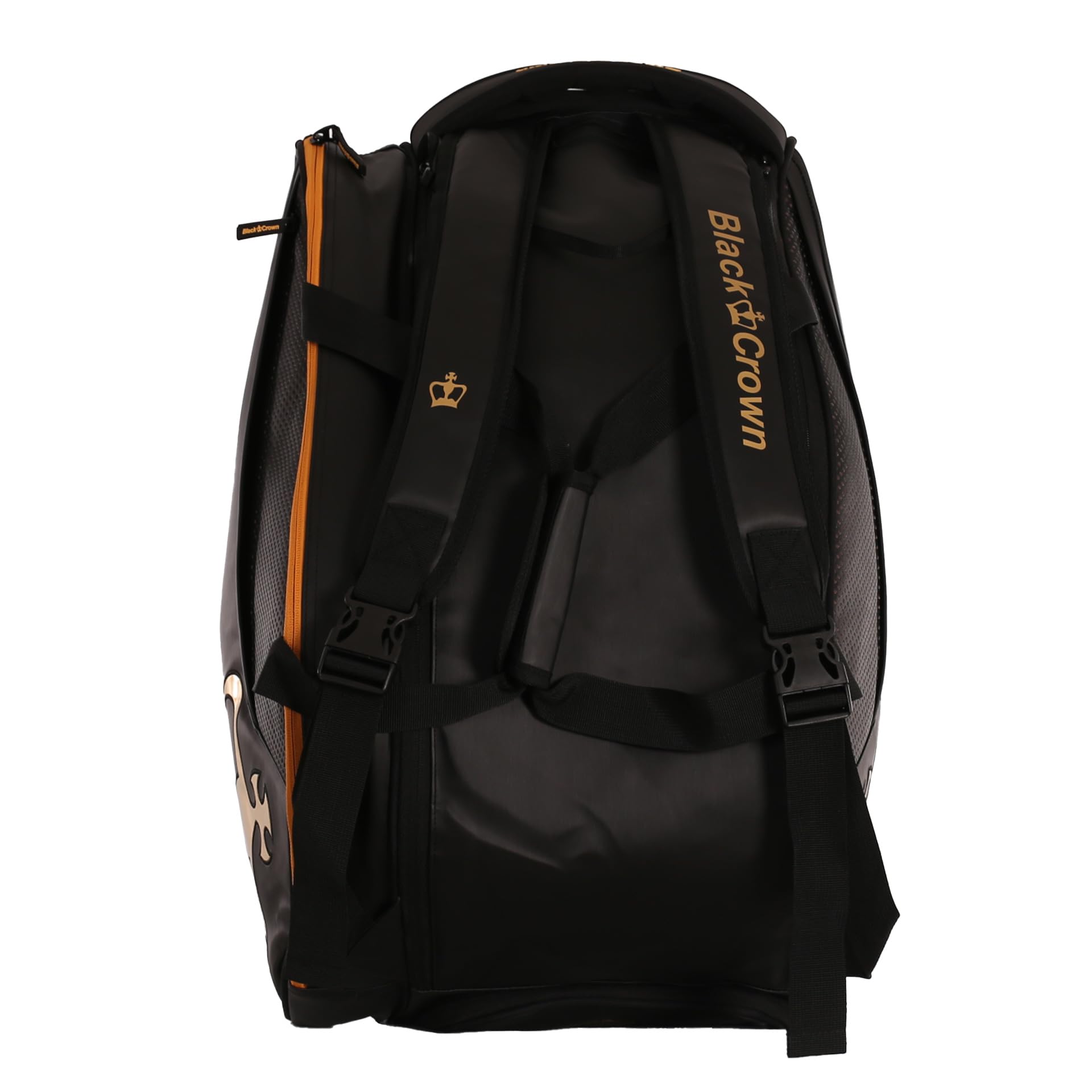 Black Crown - Paletero de Pádel Thunder - Compartimento térmico para 2 Palas - Espacio para Ropa y Calzado - Bolsillos Exteriores - Bolsillo para Zapatillas - Material PU y poliéster