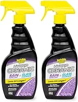 Vista 9 de Invisible Glass 92183-4PK Repelente de Lluvia Cerámico Híbrido y Limpiador de Vidrios Limpia y Protege Ventanas y Parabrisas de Automóviles