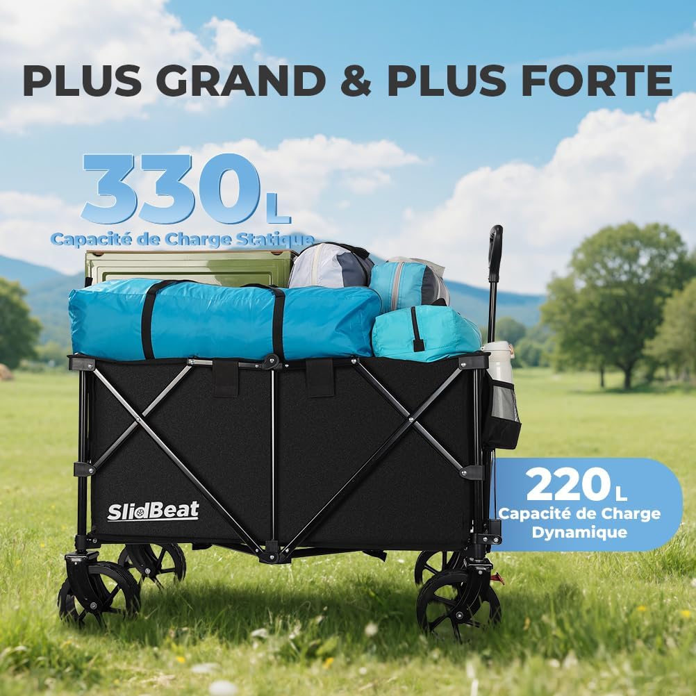 SLIDBEAT - roues pivotantes 360