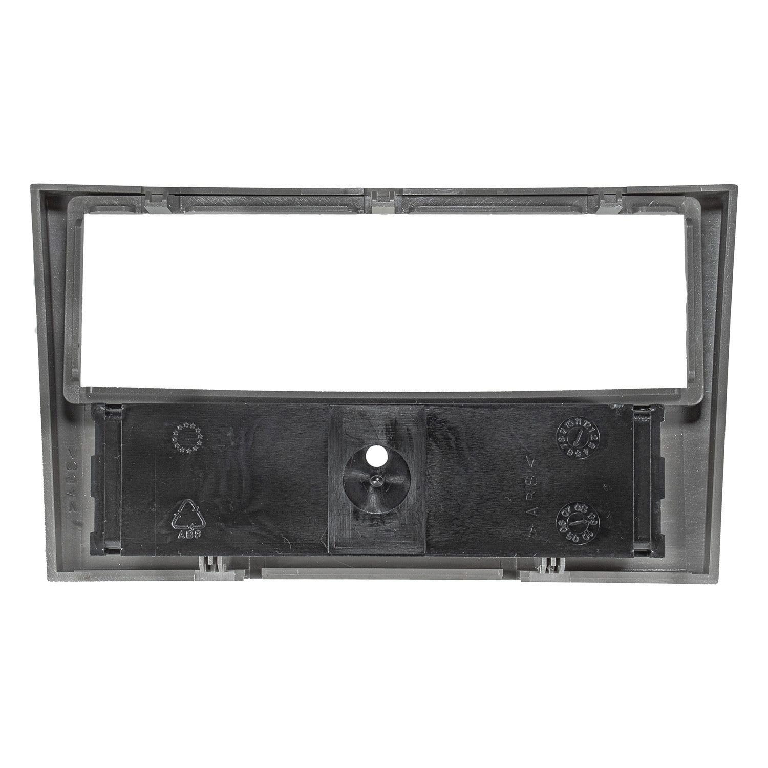tomzz Audio 2439-091 Set copertura radio compatibile con Opel Corsa D Astra H Zafira B opaco-cromo con adattatore quadlock ISO Fakra adattatore antenna fantasma alimentazione DIN ISO staffa di rila...