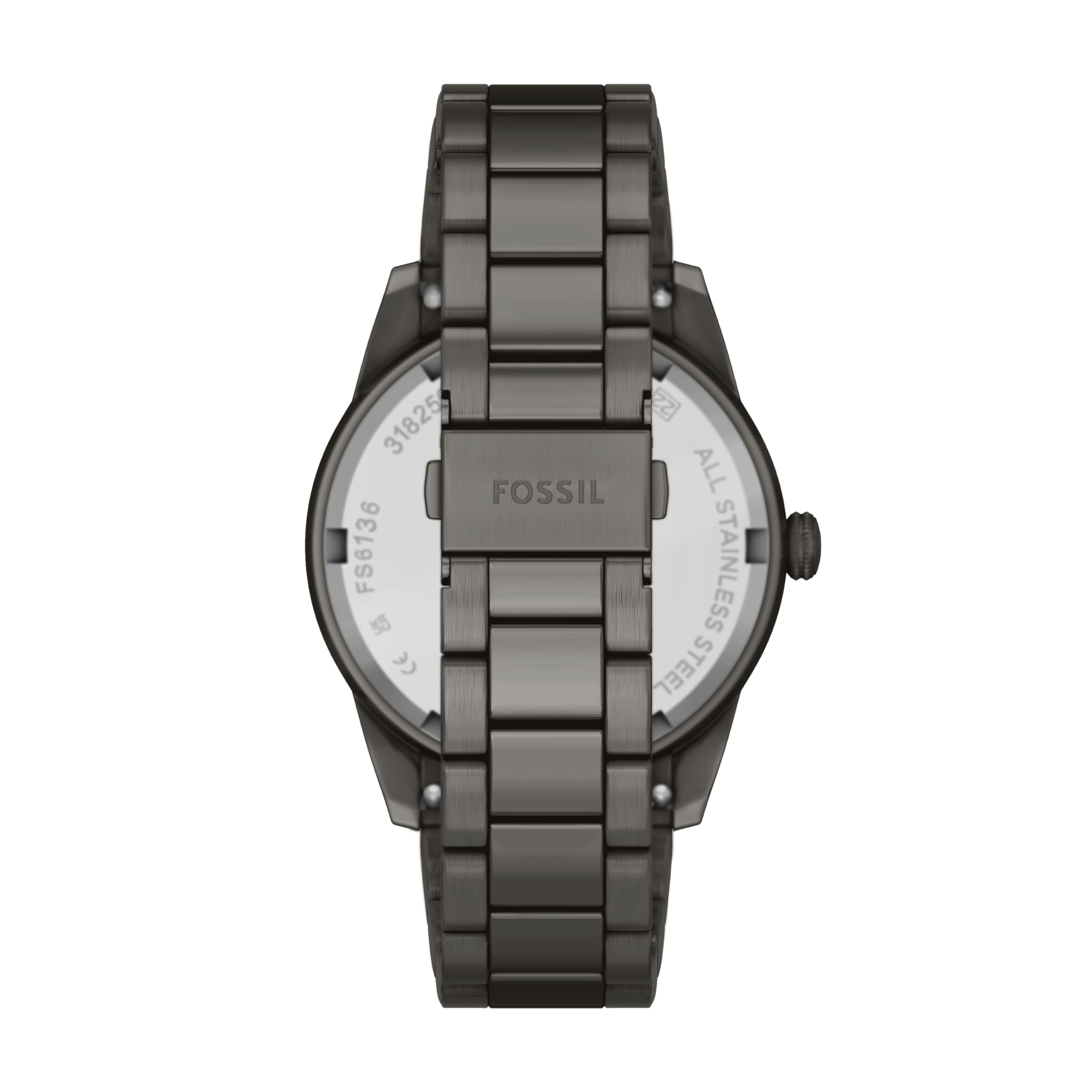 Fossil Pearson FS6136 - Reloj multifunción de Acero Inoxidable para Hombre (Modelo: FS6136)