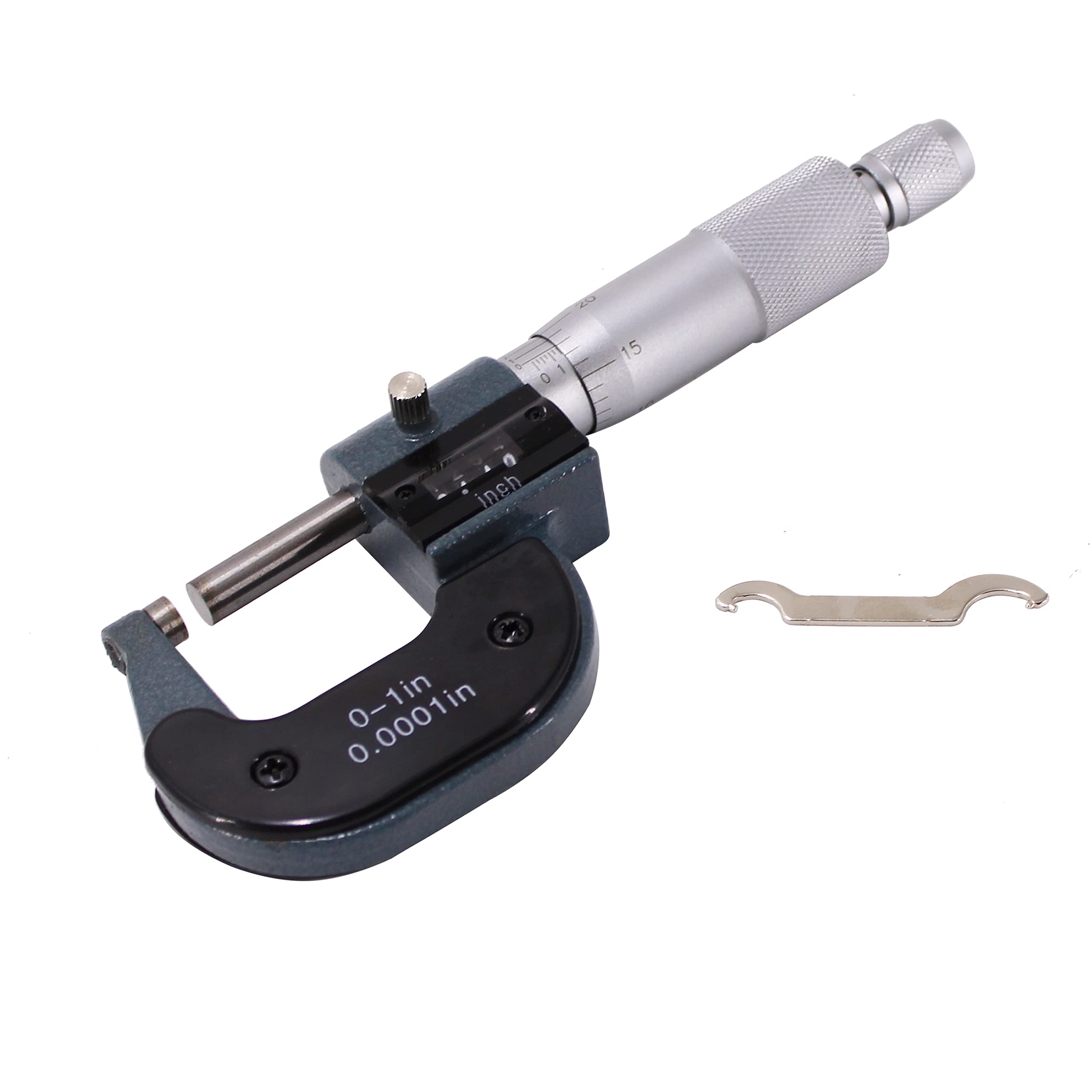 HFS (R) Micrómetro digital exterior de 1 pulgada, puntas de carburo de 0.0001 pulgadas