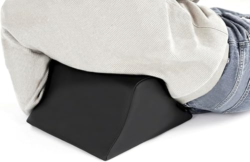 Miniatura 4 de Mesa de masaje Trapezoidal Posicionamiento Almohada Almohada Cojín (Negro)