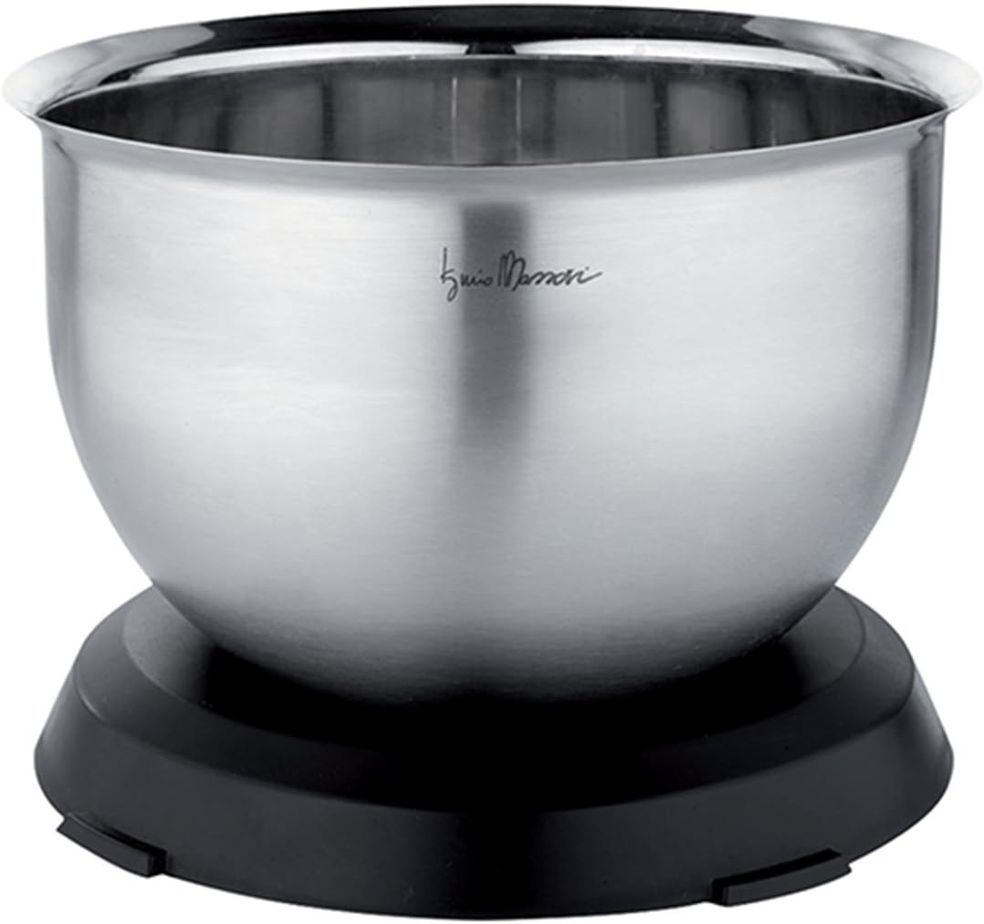 Massari Stainless Steel Mixing Bowl With Base, 7.9" (20cm) Diameter