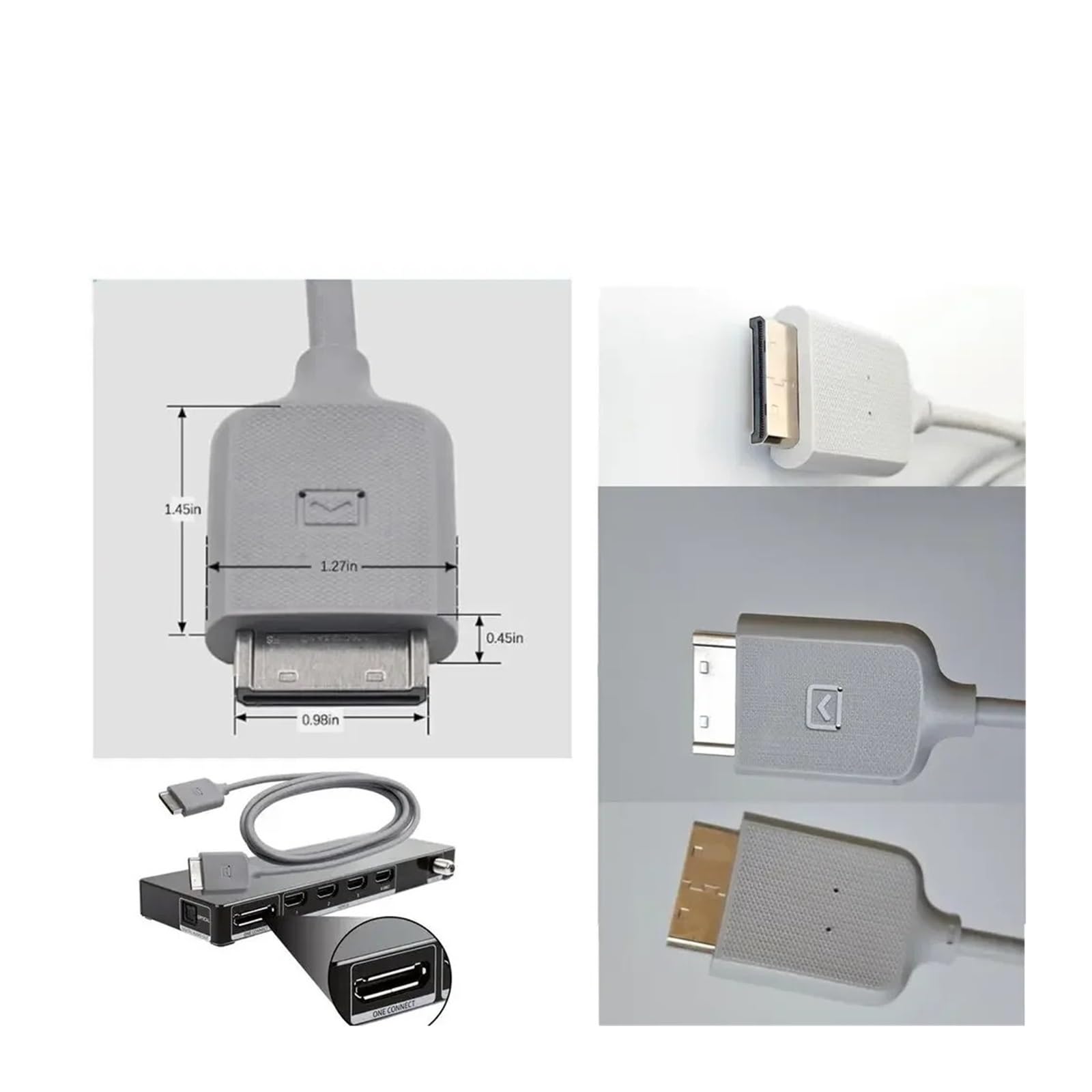 BN39-02209A One Connect-Kabel Ist for UN55MU850DFXZA UN55MU8000FXZC UN55MU850DF UN55MU8000F TV-Kabel 2M