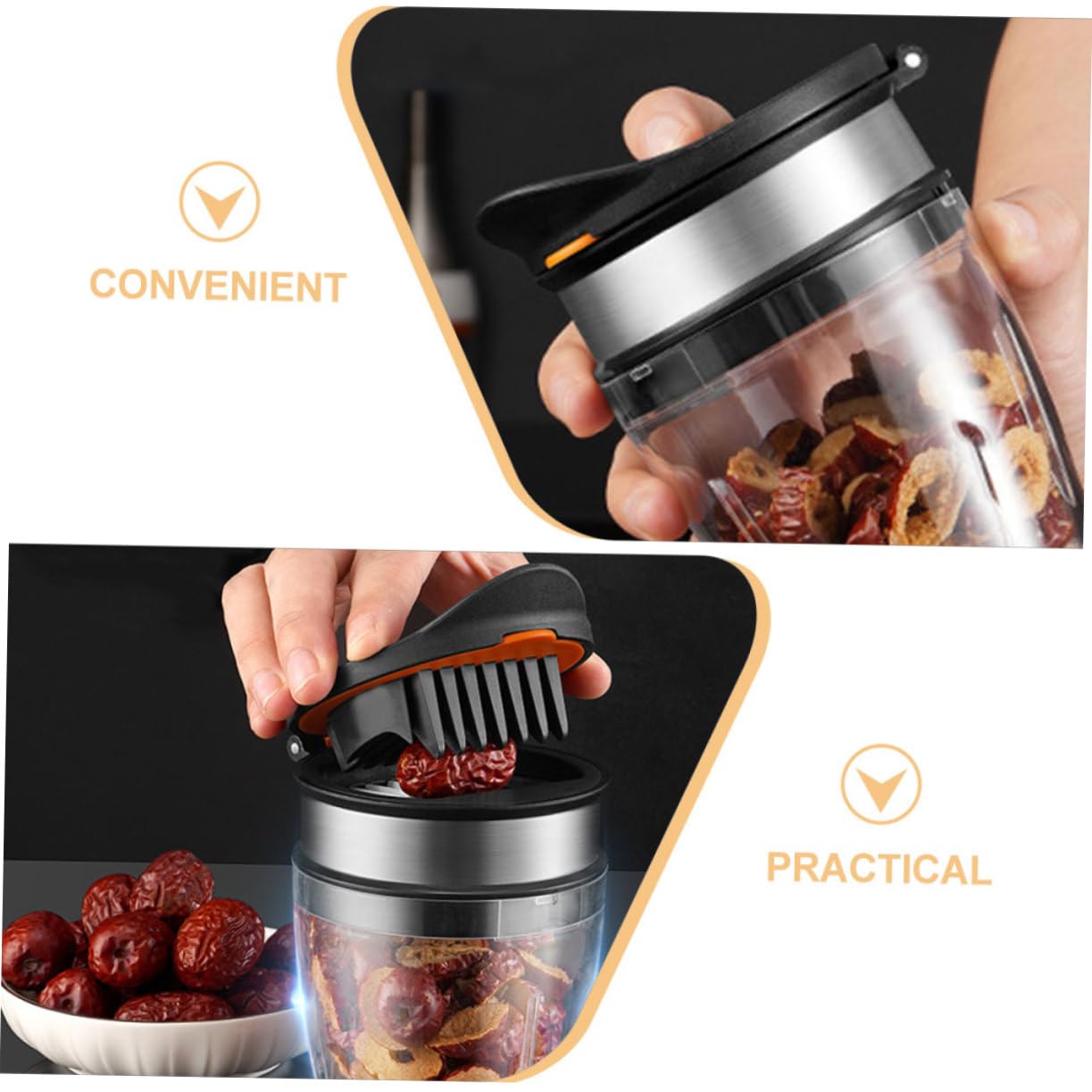 IMIKEYA 3pezzi Affettaverdure e Frutta Inossidabile Slicer Per Kiwi Fragole e Uova Utensile Ergonomico Per Cucina Facile e Veloce Da Usare Per Famiglie e Amici