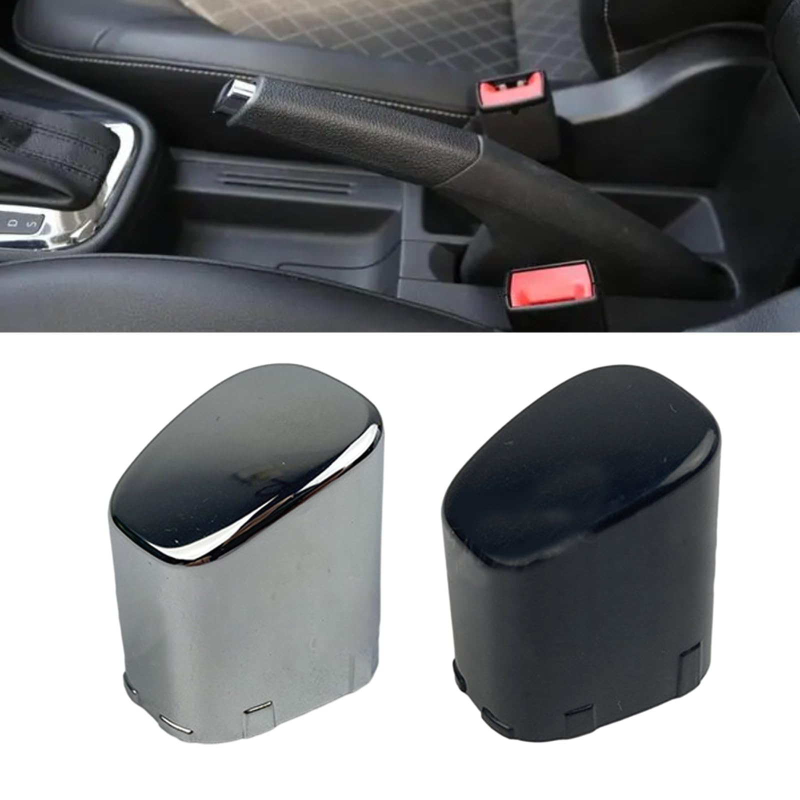 Capuchon de bouton de stationnement de frein à main durable remplace 6RD711333A Couvercle de bouton de frein à main pratique Capuchon léger