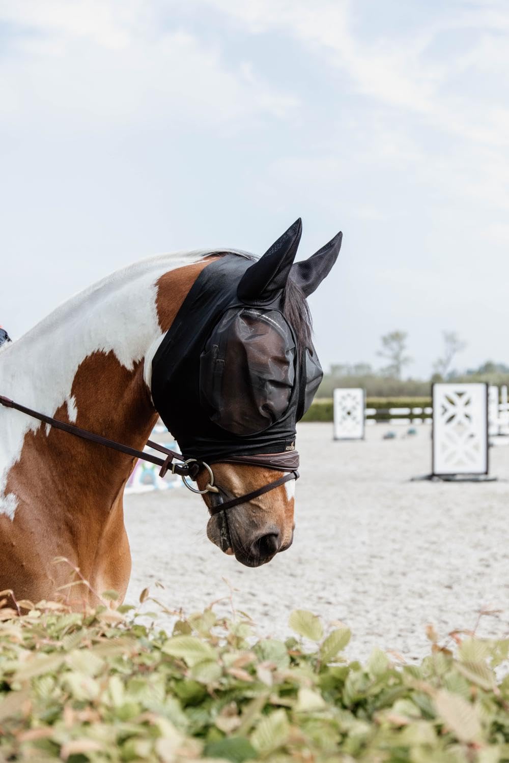 Fly mask slim fit cob nero