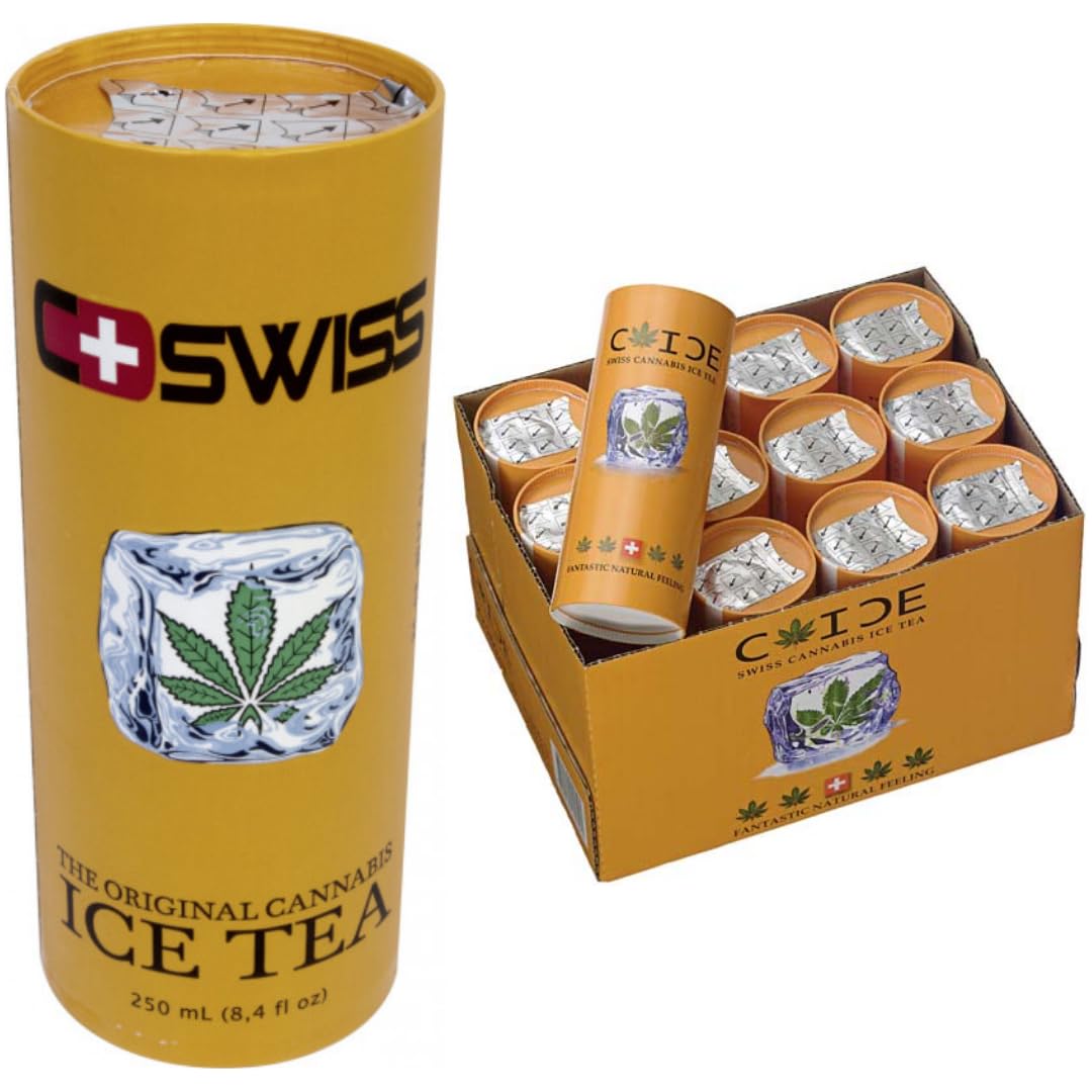 CSwiss The Original Ice Tea Eistee & Teemischgetränke 250 Mililiter x 12 STÜCK mit Pufai Grocery Überraschungsgeschenk