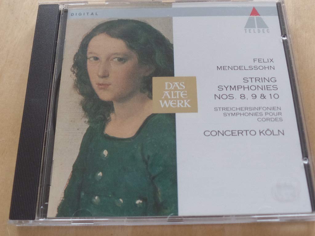 String Symphonies 8-10 [Audio CD] Mendelssohn and Concerto Koln