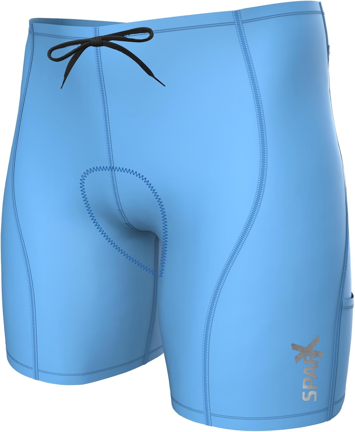 Pantalón corto de compresión para ciclismo triatlón