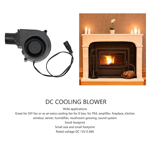 Miniatura 3 de Ventilador de ventilador de CC sin escobillas de 2.953 x 1.181 in, ventiladores de enfriamiento de velocidad variable de 4000 rpm, ventilador de