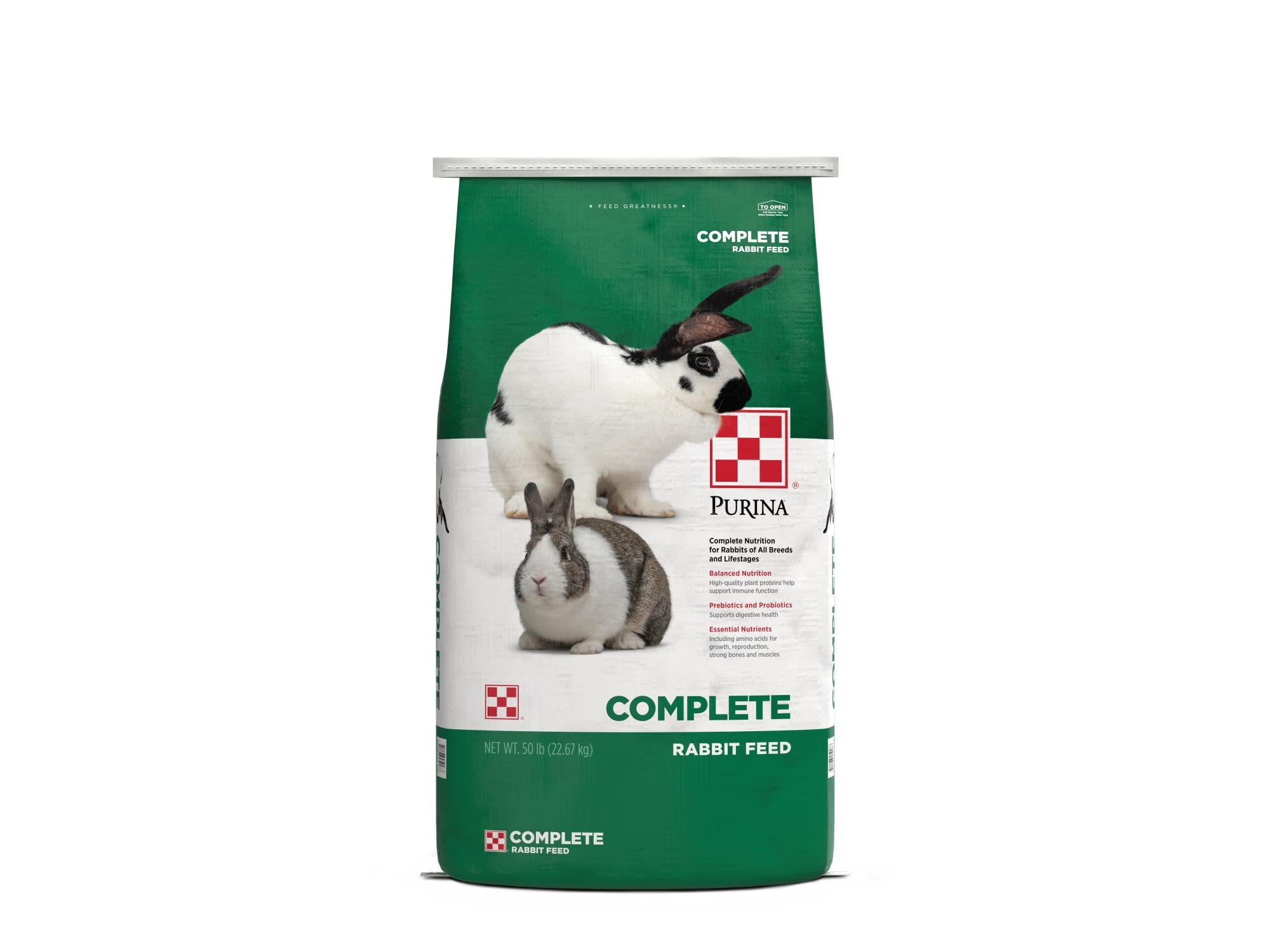 Purina | Rabbit Food Complete Pellets | 50 Pound (50 lb) Bag