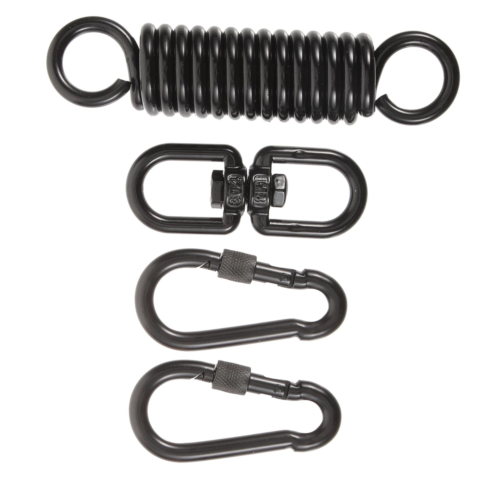 Ressorts Inoxydable pour Chaise Hamac Kit de Suspension Robuste pour Balançoires Extérieures pour Confort Maximal Installation Sécurisée