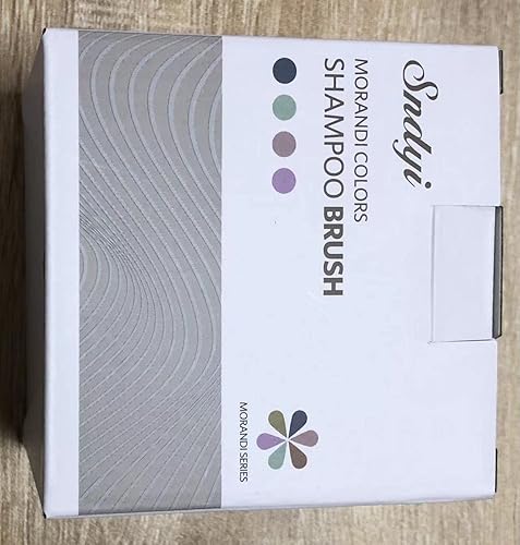 Miniatura 11 de Sndyi Cepillo de silicona para champú masajeador de cuero cabelludo, depurador de cabello con cerdas de silicona suaves, exfoliante para el cuero