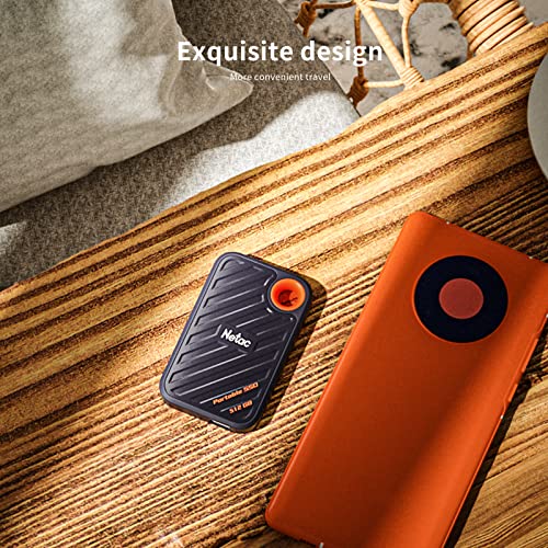 Netac Zx20 512Gb Portable Ssd Type-C, Up To 2000Mb/S Usb 3.2 Gen 2X2 External Solid State Drive #TOP6