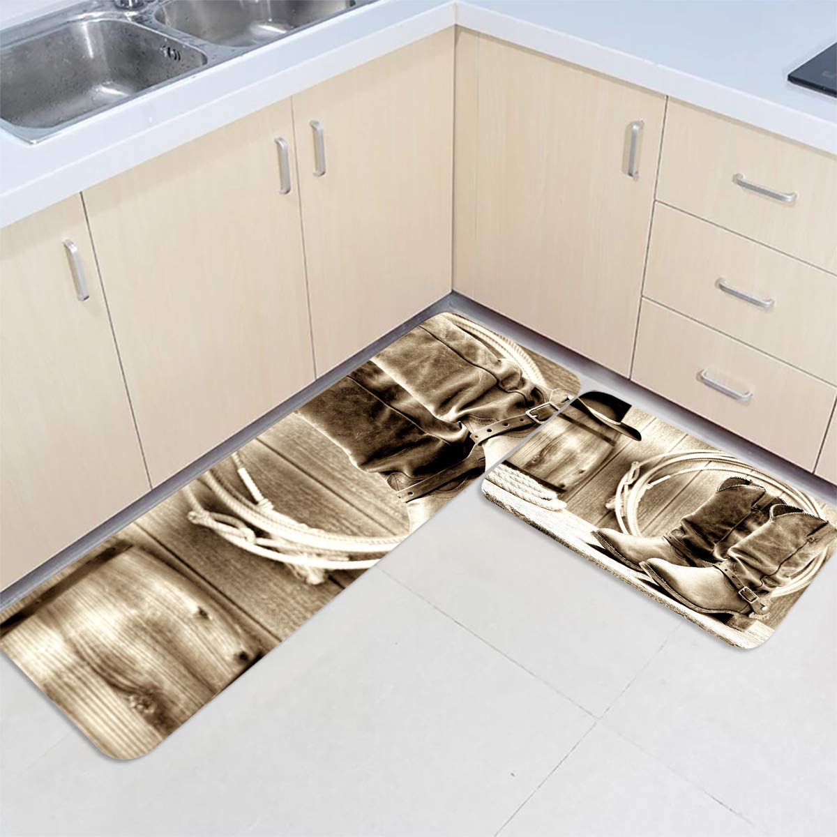 Kitchen Rugs and Mats Non Skid Washable 