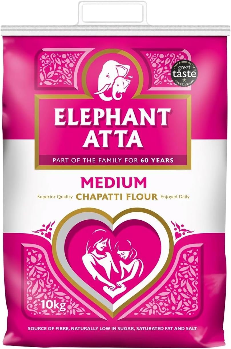 Elephant Atta Medium Chapatti Flour Atta | Medium Atta Flour | (10kg)