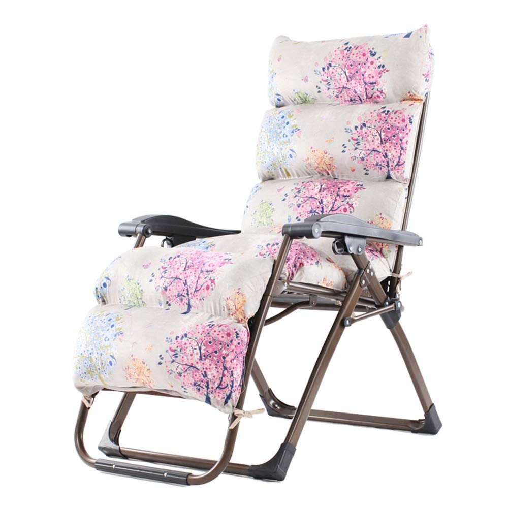Chaise inclinable pliante réglable pour intérieur et extérieur - Chaise longue rembourrée de patio d'une capacité de 150 kg, confort et polyvalence pour la relaxation (couleur : 1007)