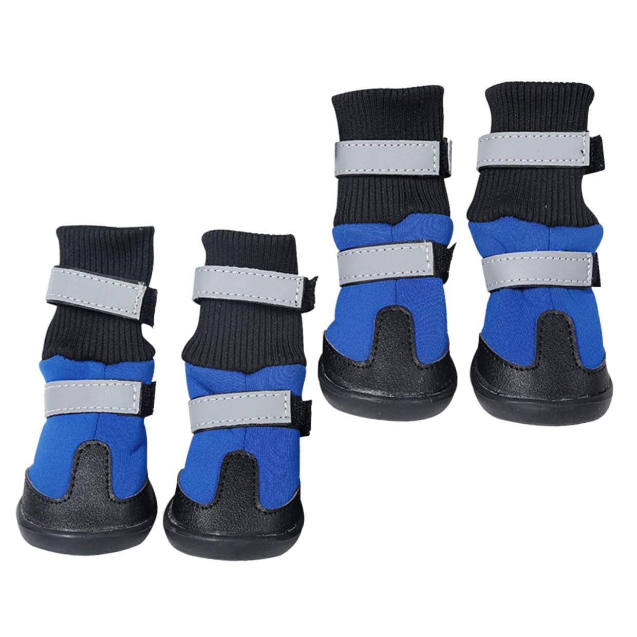 Bottes de neige pour chiens imperméables Levemolo M - Accessoire de protection hivernale extérieur