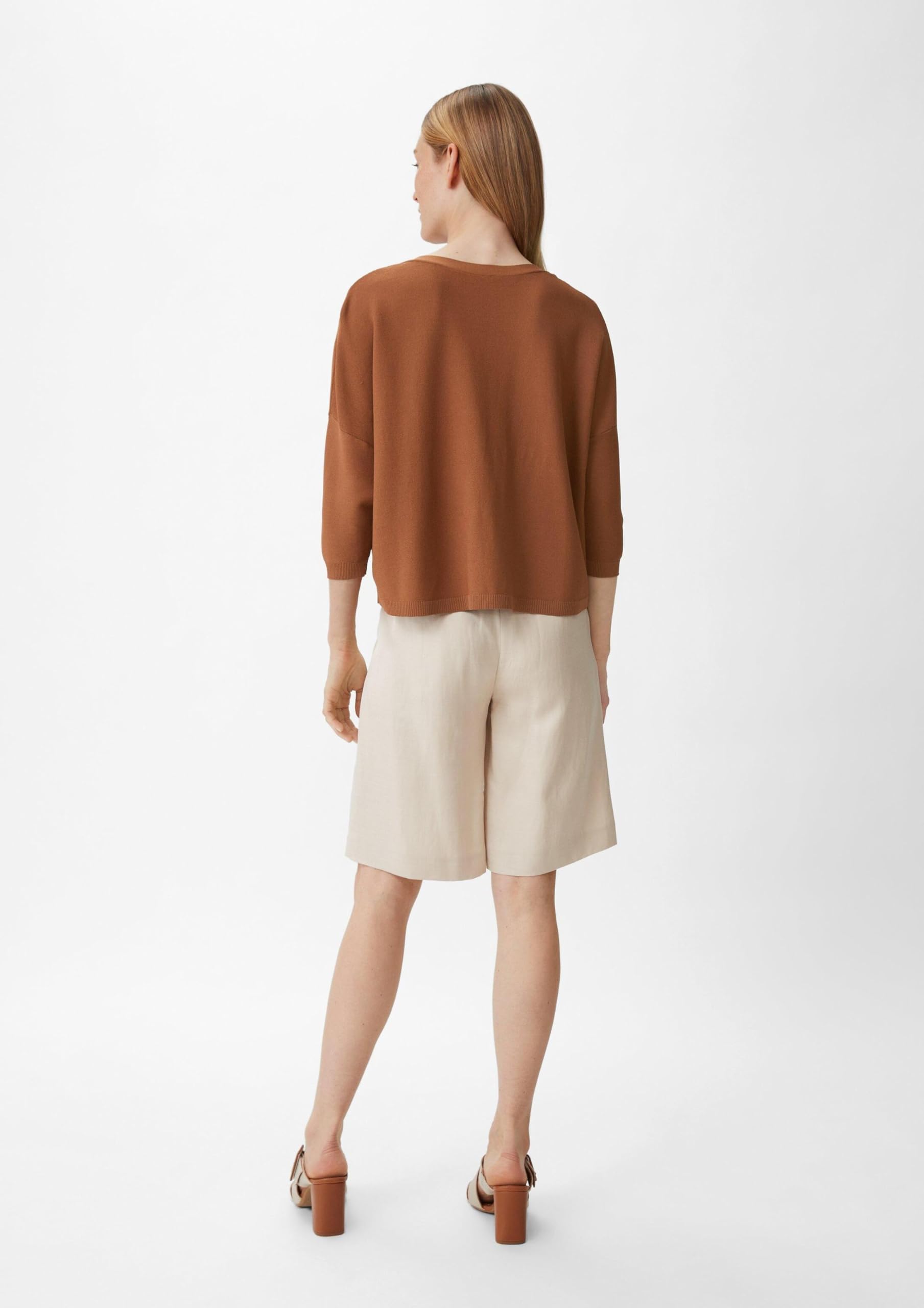 Comma Damen Sweater 2137573 8757 Brown S