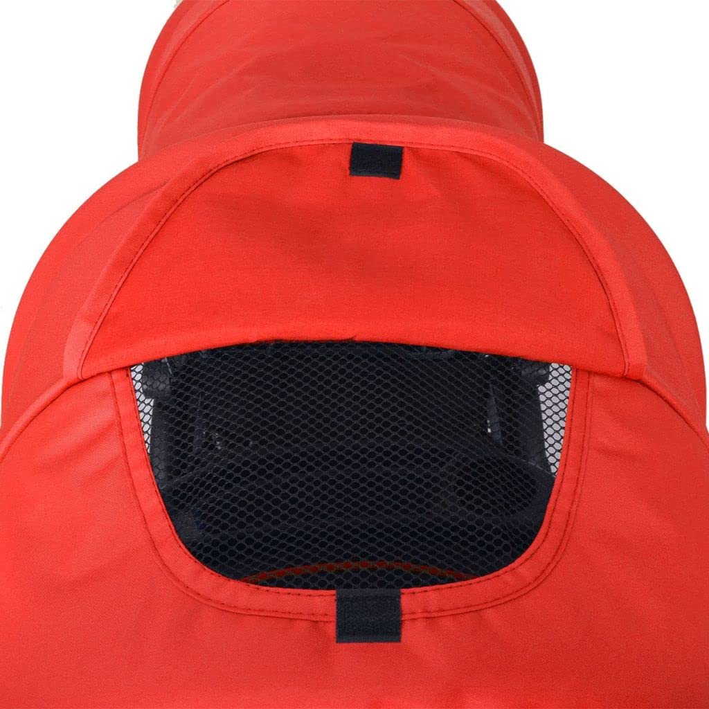 Carrito para dos bebé, MOONAIRY Cochecito Bebe, Coche Bebe, Baby Stroller,s tandem rojo y negro de acero