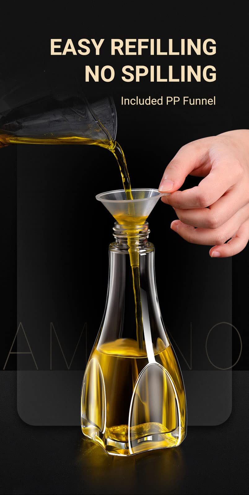 Spruzzatore Olio, 240 ml Nebulizzatore Olio di Oliva Spruzzatore per Cottura, Bottiglia Spray Cucina Spruzzino Aceto in Vetro per Friggitrice ad Aria, Barbecue, Insalata, Cottura, Pasta