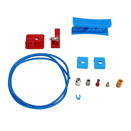 review PTFE Tube Extruder Assembly, Adjustable Bolt Standard Size High Speed Printing 3D Printer Parts All Metal Extruder for Ender 3 3 Pro 3S