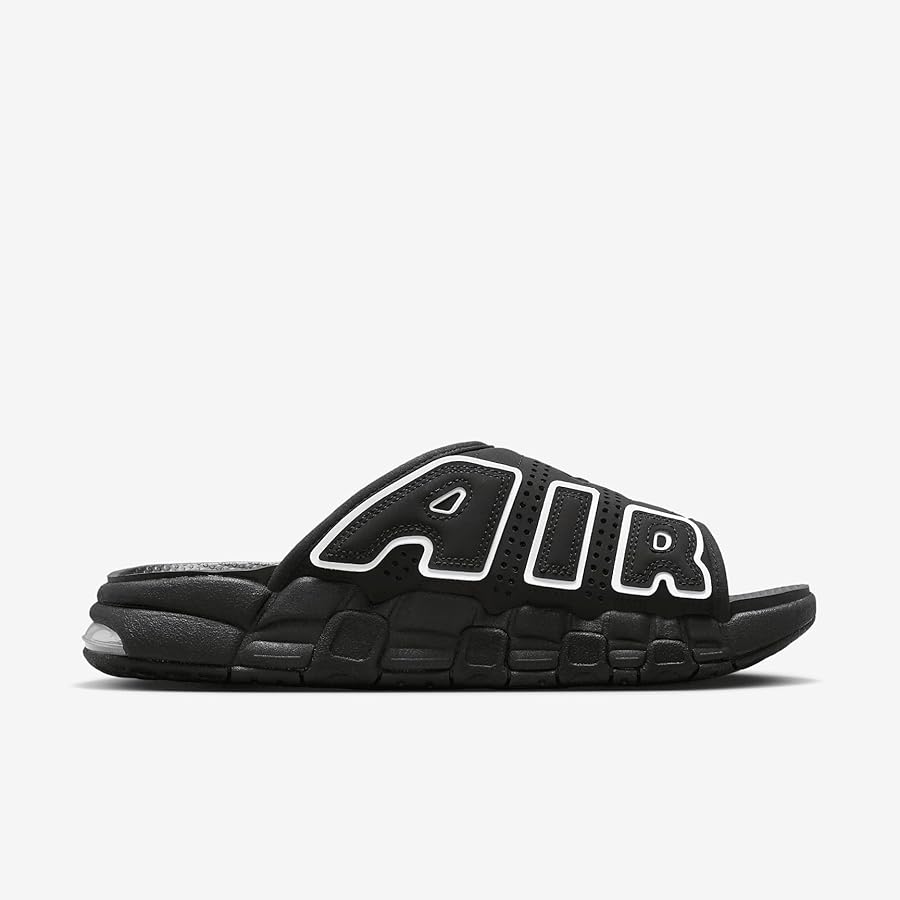 NIKE AIR MORE UPTEMPO SLIDE　BLACK　27cm Nike Air More Uptempo Men's Slides. Nike ID