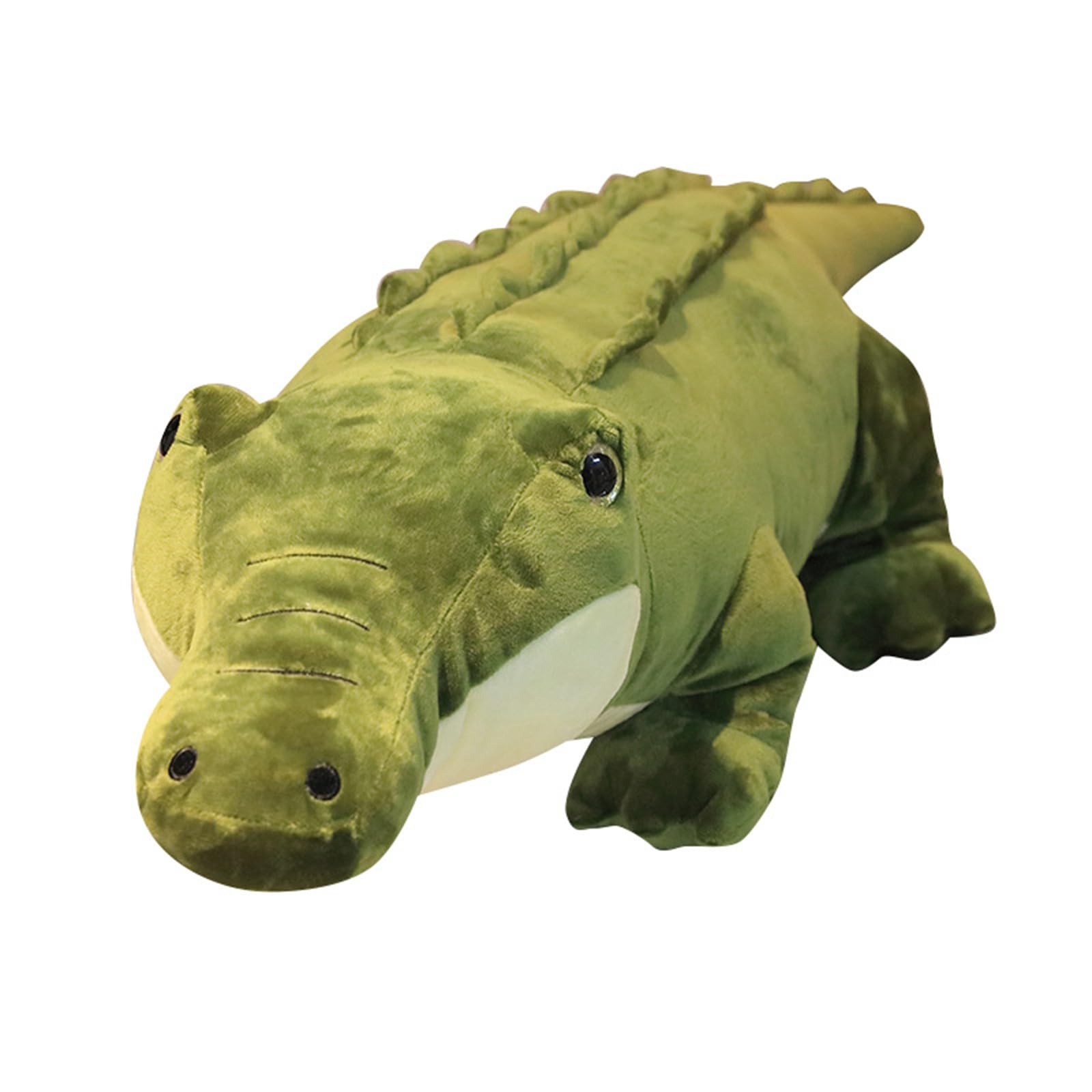 Champracer Plush Toy Crocodile, Cuddly Toy Alligator, Soft and Fluffy Plush Toys, Crocodile Plush Cushion, Gift for Children, Boys, Girls (90 cm, Green)