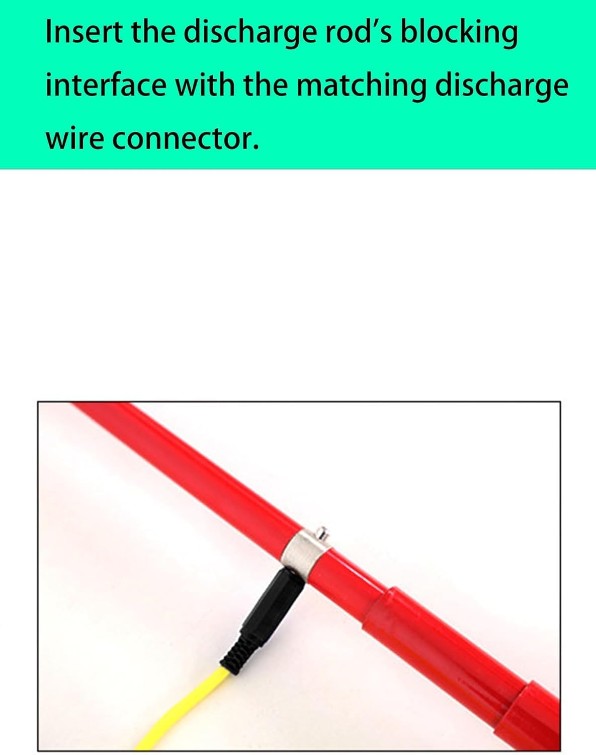 Izolowany drążek rozładowczy Miarka, izolowany gorący drążek dla elektryków - Teleskopowy pręt wyładowczy 10 kV 35 110(10kv)