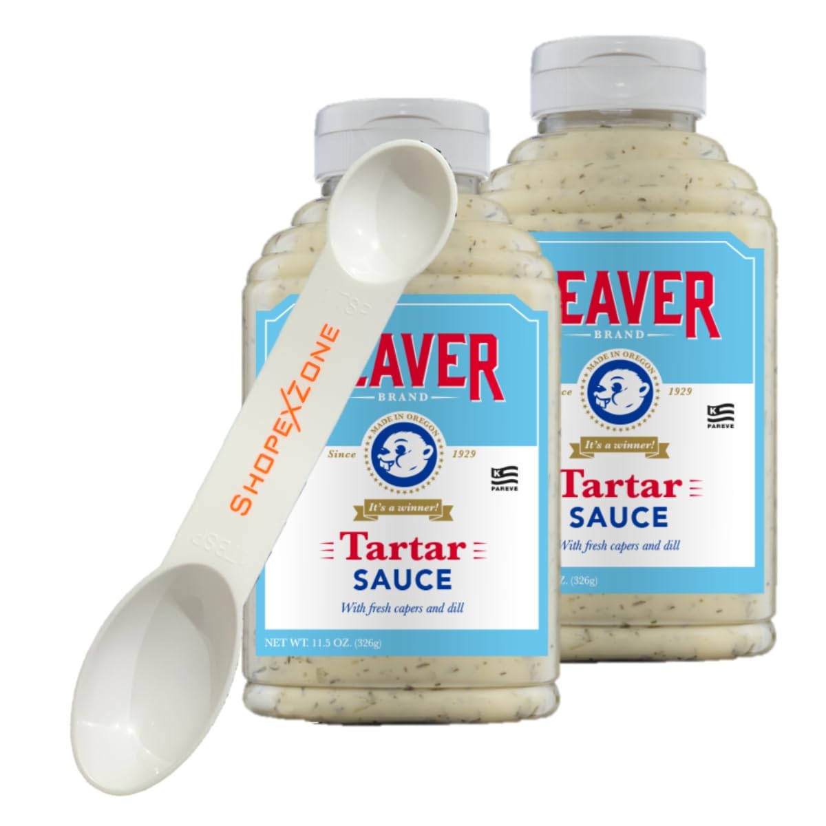 Beaver Brand Tartar Sauce Bundle with ShopexZone Measuring
