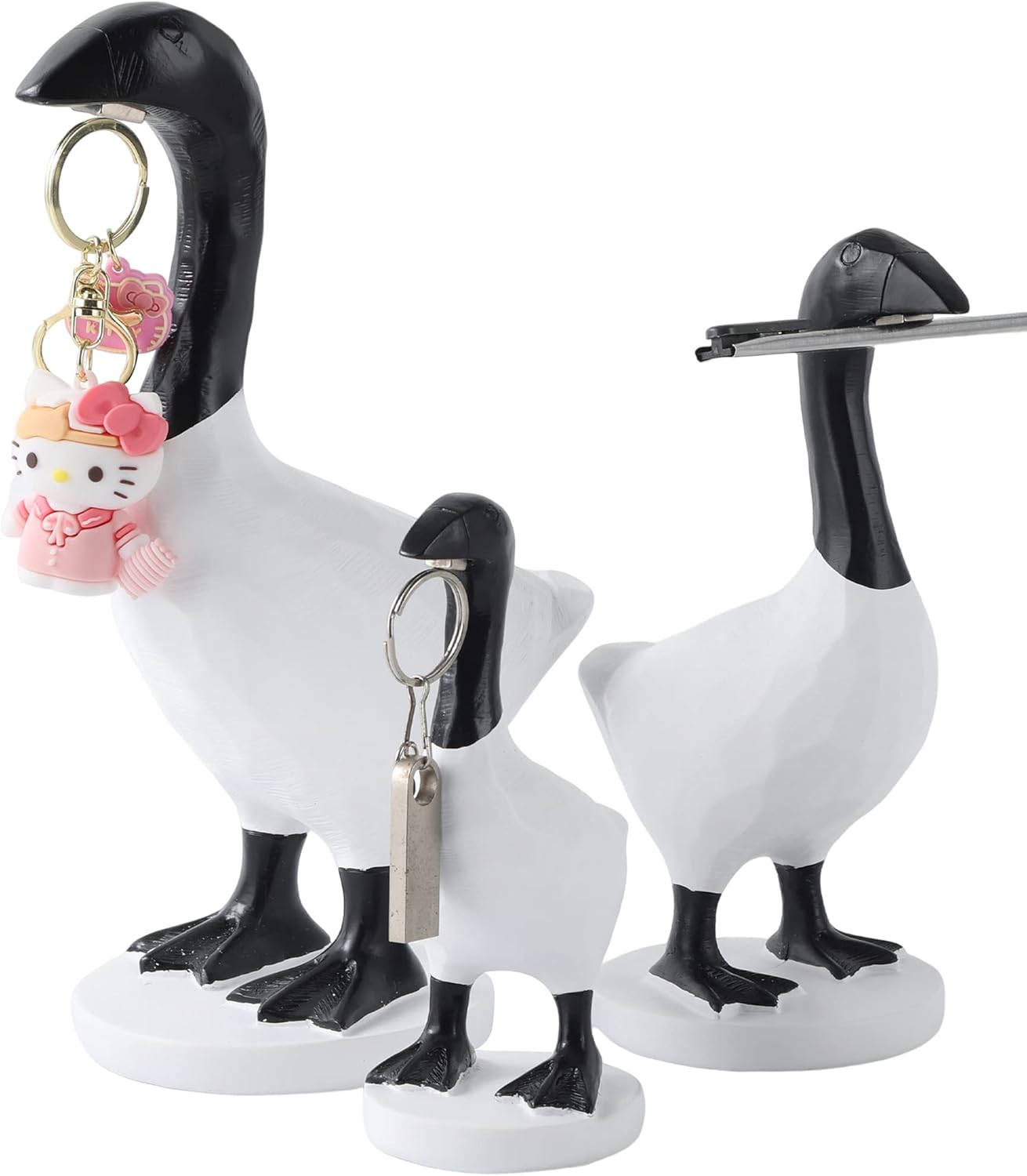 GRAPMKTG Goose Key Holder Cute Home Decor Kawaii